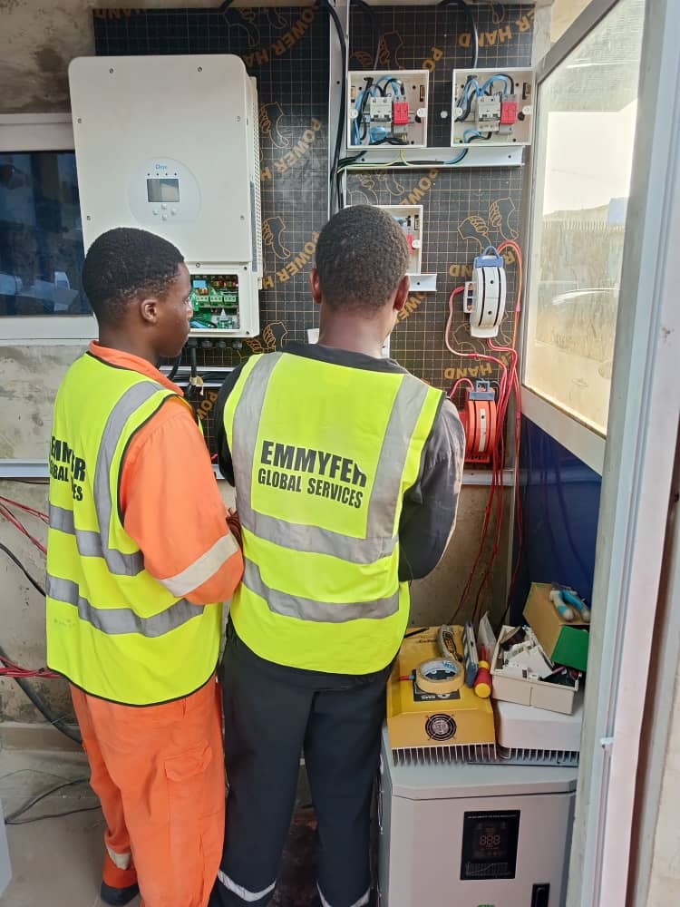 Emmyfer Global: Completed Rooftop Solar Array Installation