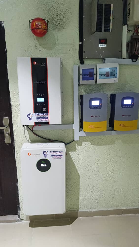 Professional CCTV wiring and data hub setup